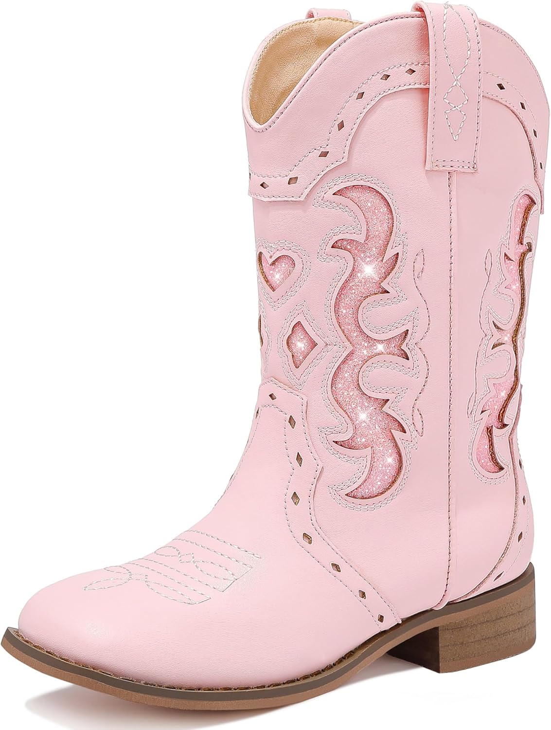 Kids Cowgirl Boots for Girls with Sparkle and Comfort Features