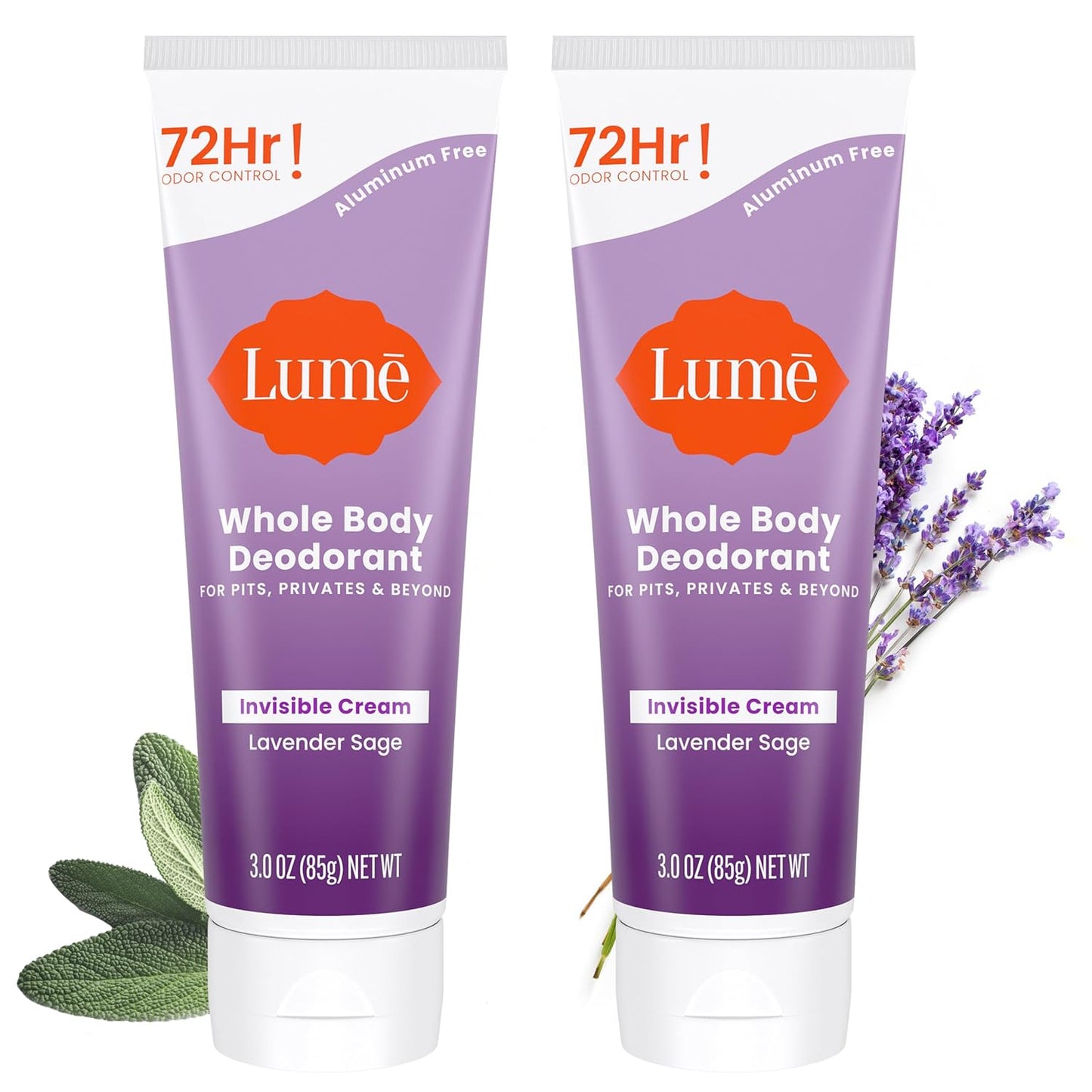Lume Whole Body Deodorant - 72 Hour Odor Control Cream