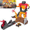 Monster Jam Smash & Bash SmashBot Playset with Launcher - Repairable