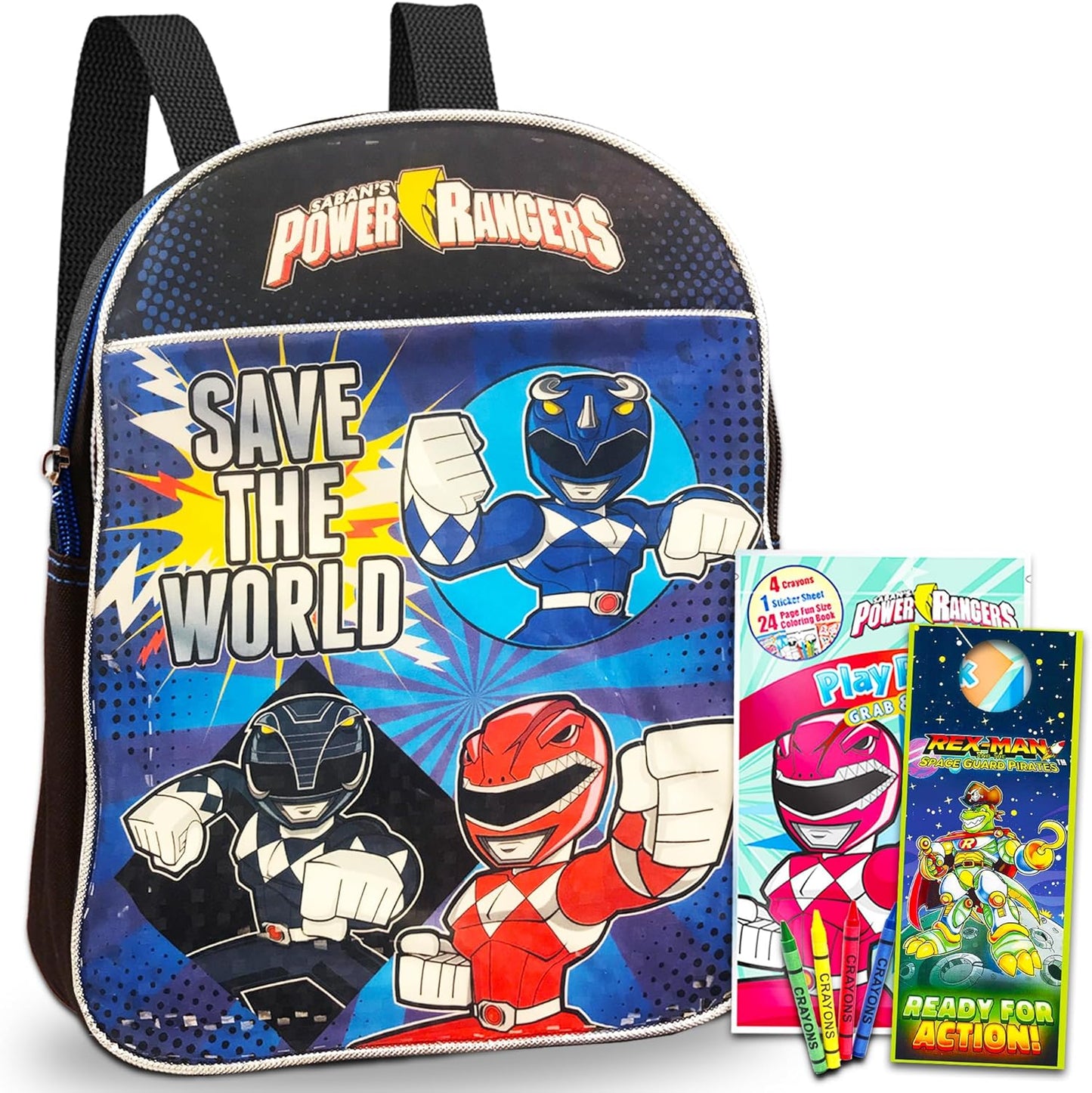 Power Rangers Preschool Boys Backpack Set - Fun & Functional!