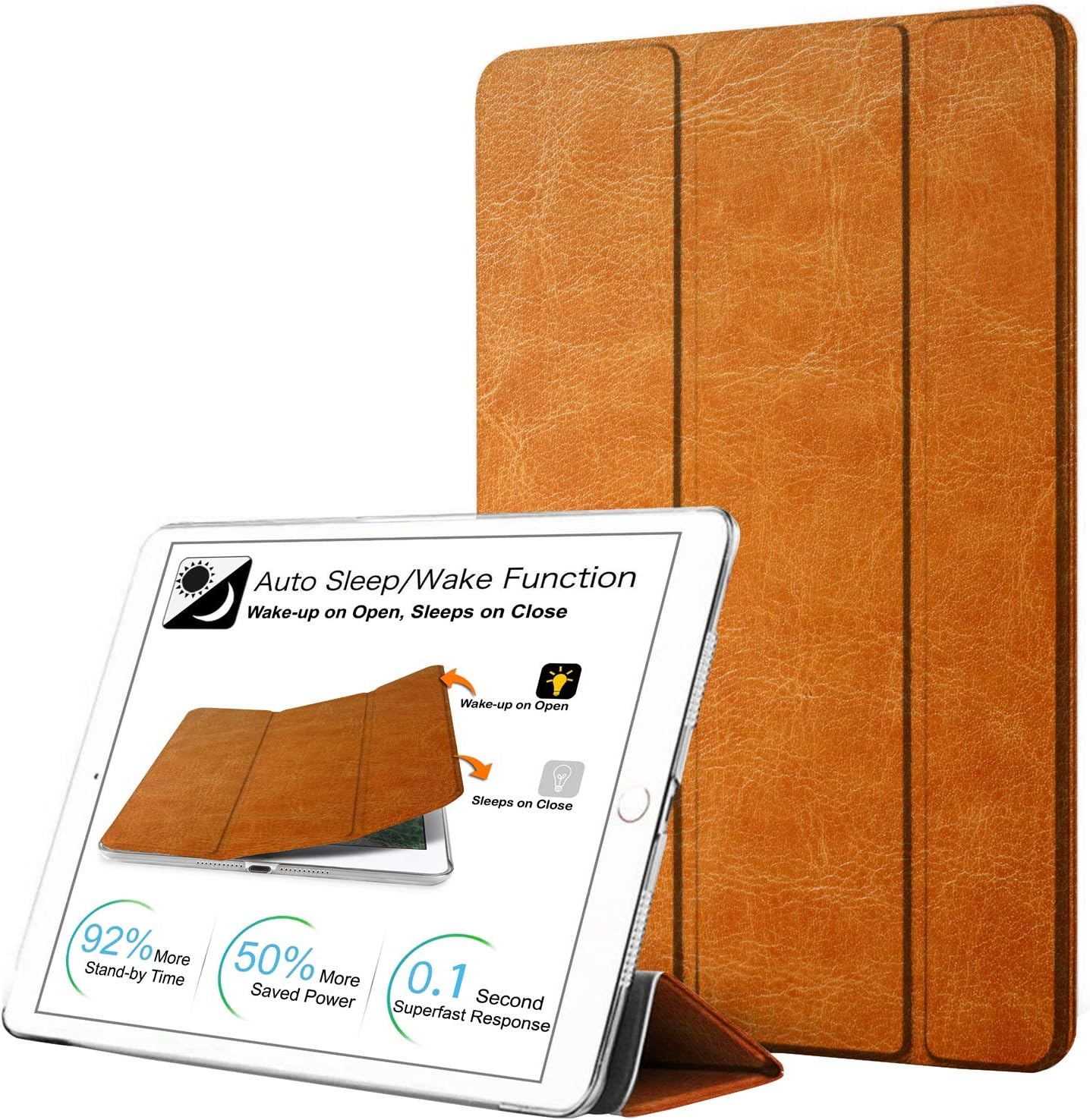 DuraSafe Cases for iPad 10.5 Inch 2019 Air 3 - Brown Texture