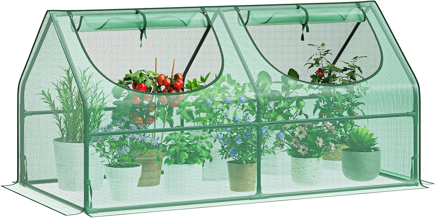 GreatBuddy Portable Mini Greenhouse for Indoor Outdoor Use