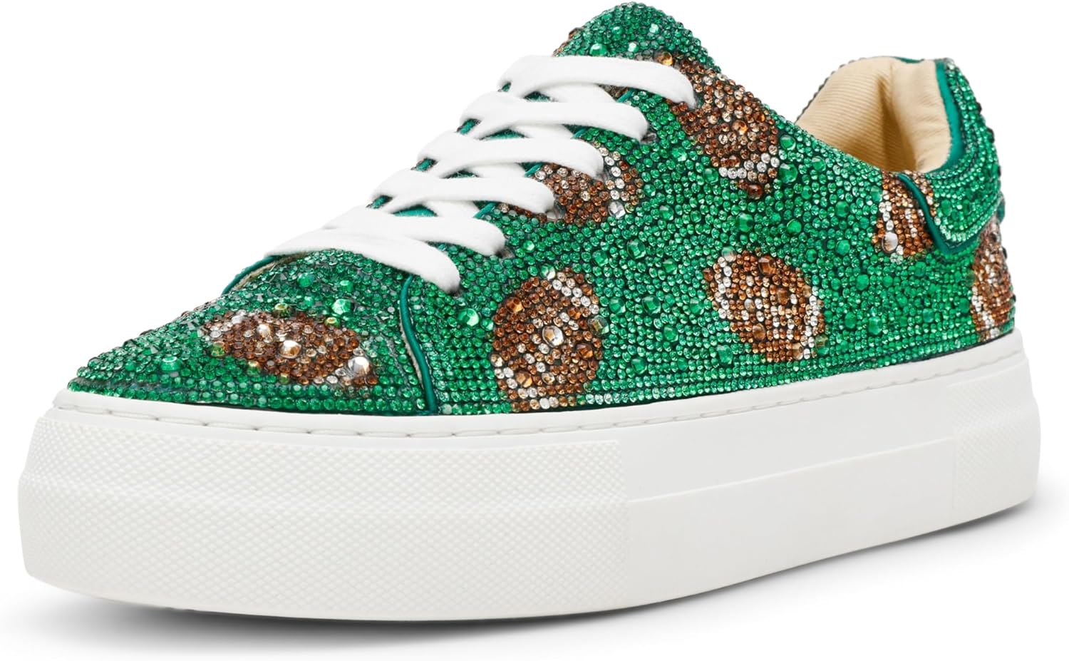 Betsey Johnson Women's Sidny Sneaker with Rhinestone Detail