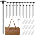 Aodaer 24 Pack Heavy Duty Tent Stakes - Secure Your Outdoor Adventures!