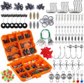 PLUSINNO Fishing Lures Baits Tackle Kit 212pcs - Complete Starter Set