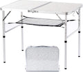 Aluminum Camp Table Folding Portable Table 36in x 24in - Lightweight
