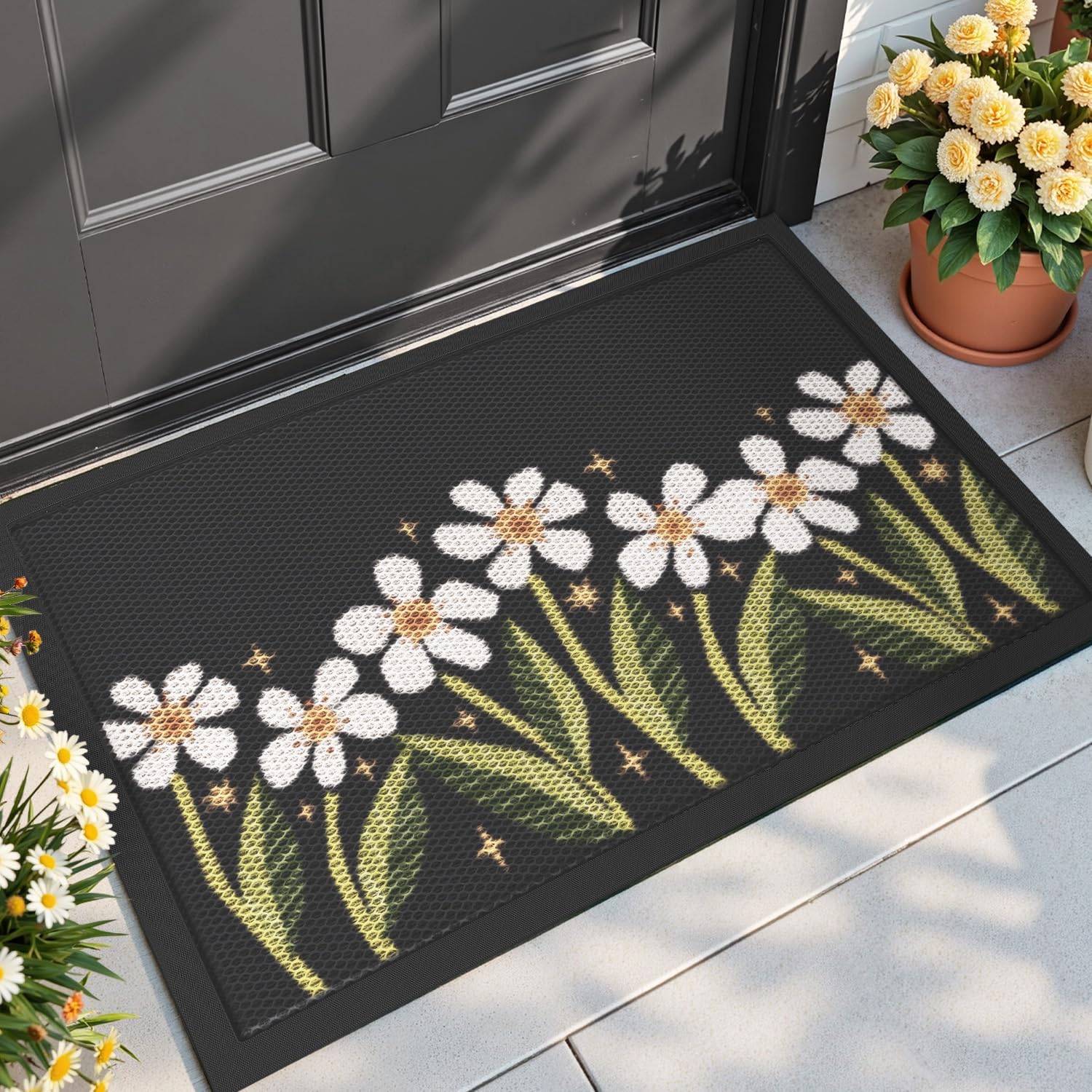 DEXI Front Door Mat Outside Entrance for All Weather Use