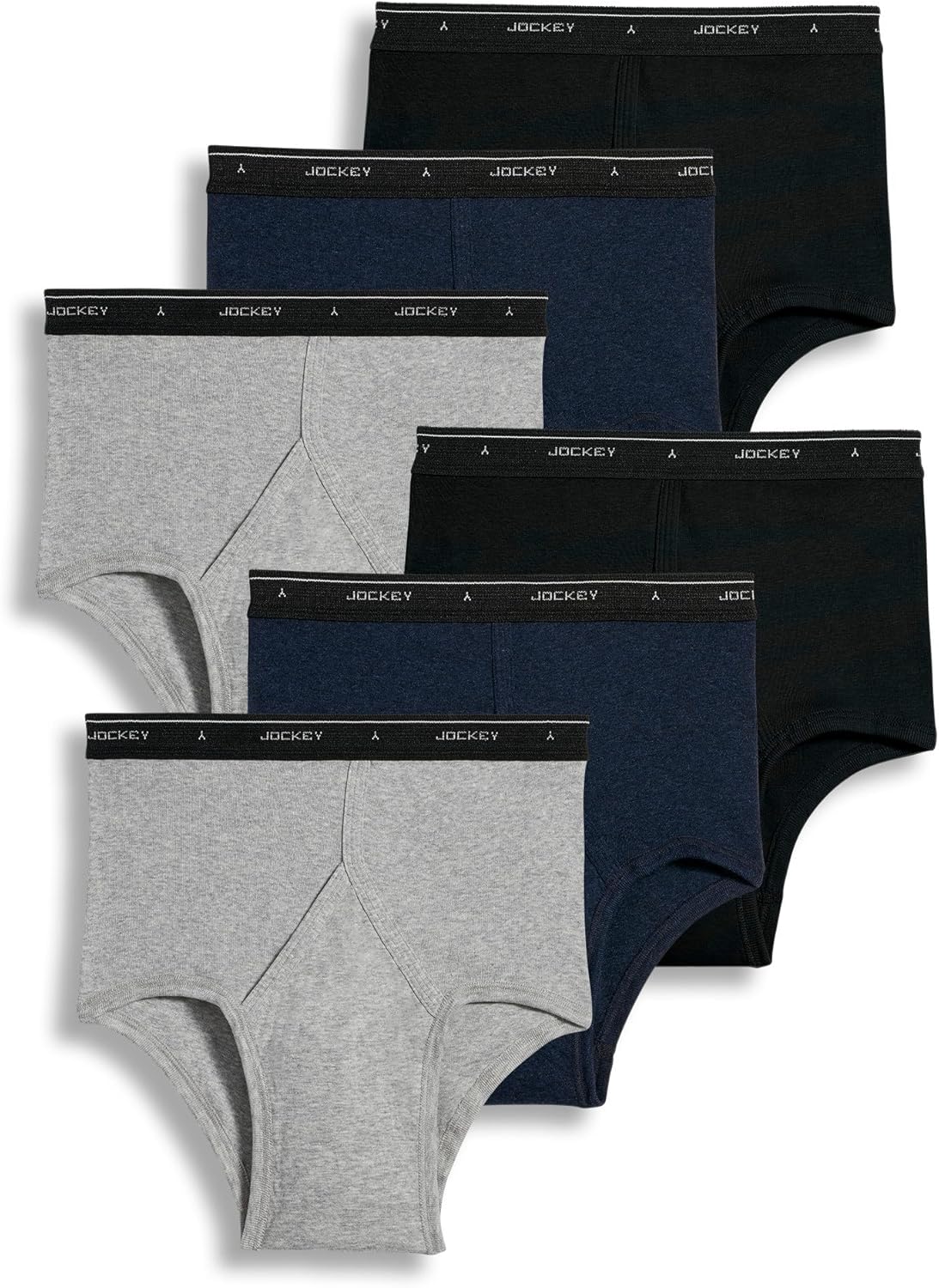 Jockey Mens Underwear Briefs Pack of 6 for Ultimate Comfort