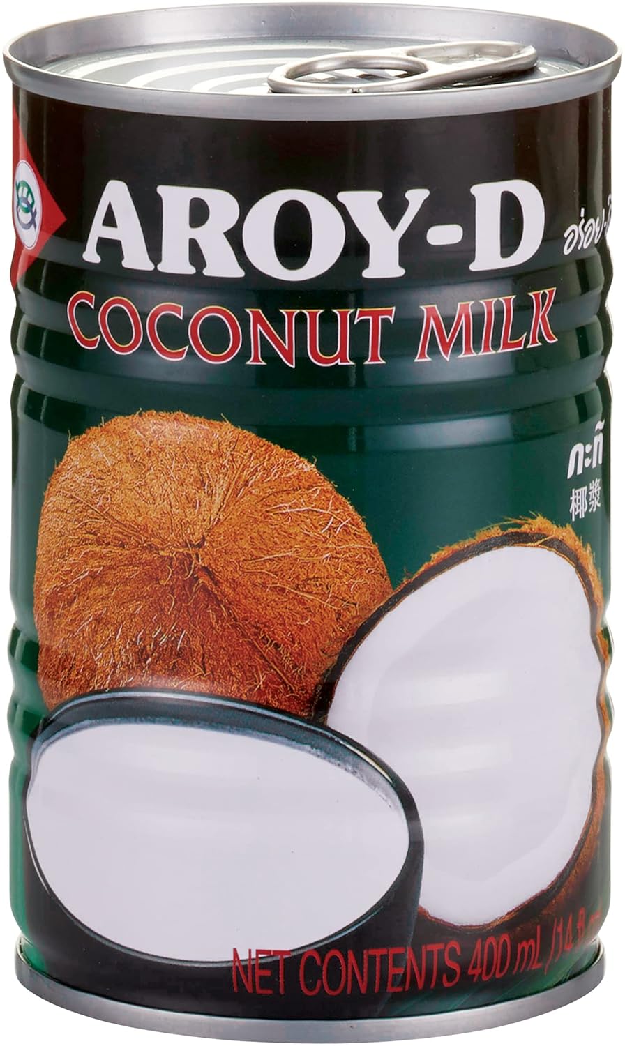 Aroy-D Coconut Milk 14 Fl Oz Pack of 12 for Delicious Recipes