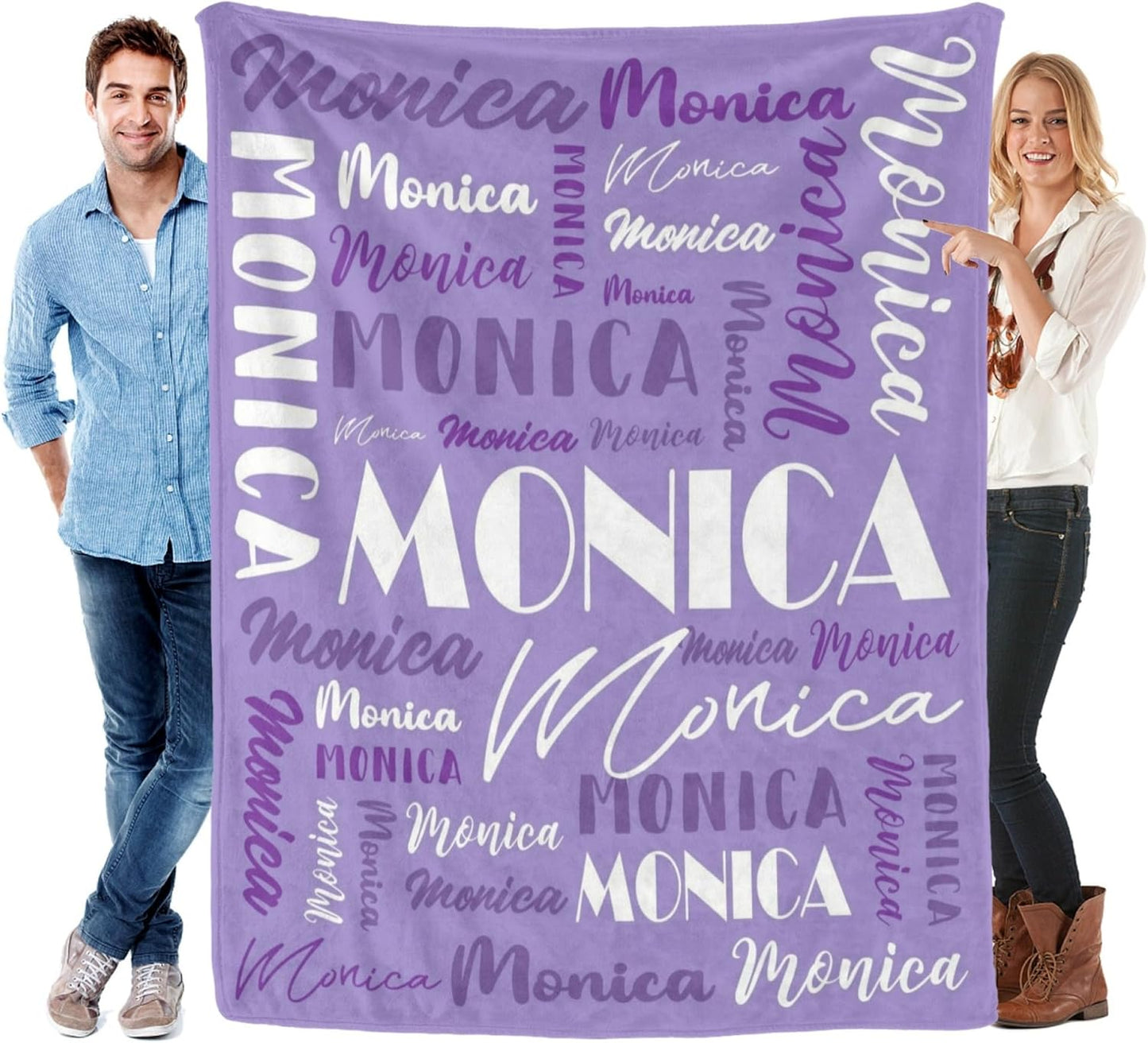 Personalized Blanket for Adults and Kids - Custom Flannel Throw