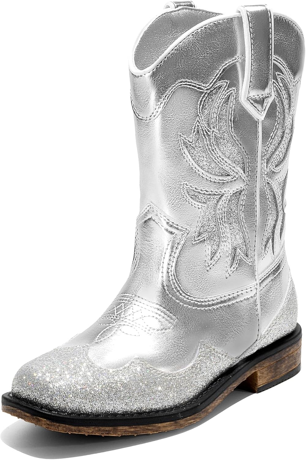 DREAM PAIRS Toddler Cowboy Boots for Girls and Boys Fashion