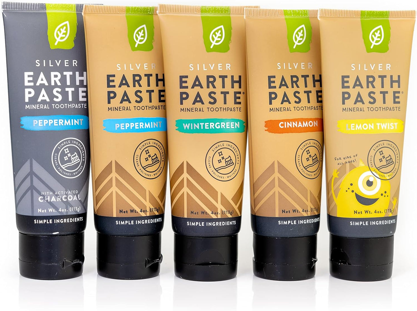 Natural Non-Fluoride Toothpaste Bundle with Silver for Health