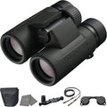 Nikon PROSTAFF P3 8x30 Binoculars Bundle - Compact, Clear Views
