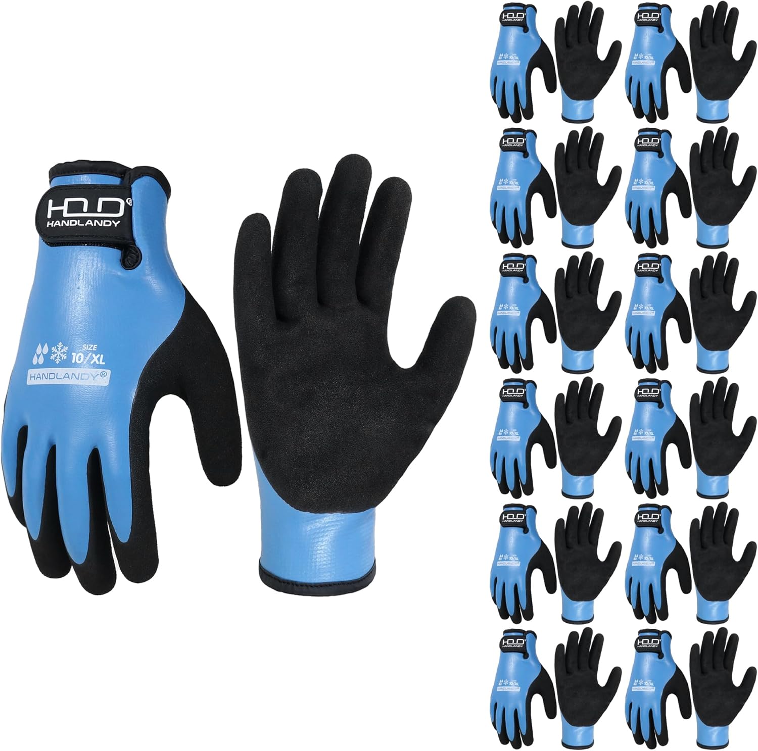 Waterproof Work Gloves for Cold Weather by HANDLANDY - Insulated