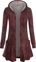 Miusey Womens Zip Up Long Hoodie Tunic Cardigan - Lightweight Comfort