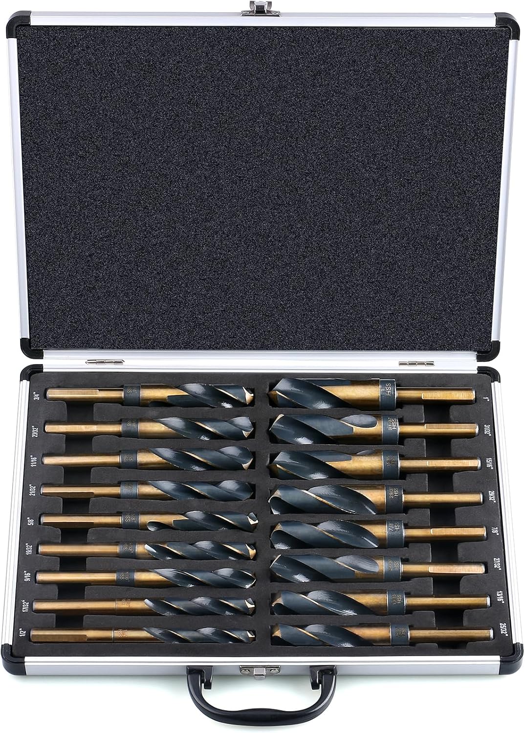 EFFICERE 17-Piece Premium Reduced Shank Drill Bit Set Review