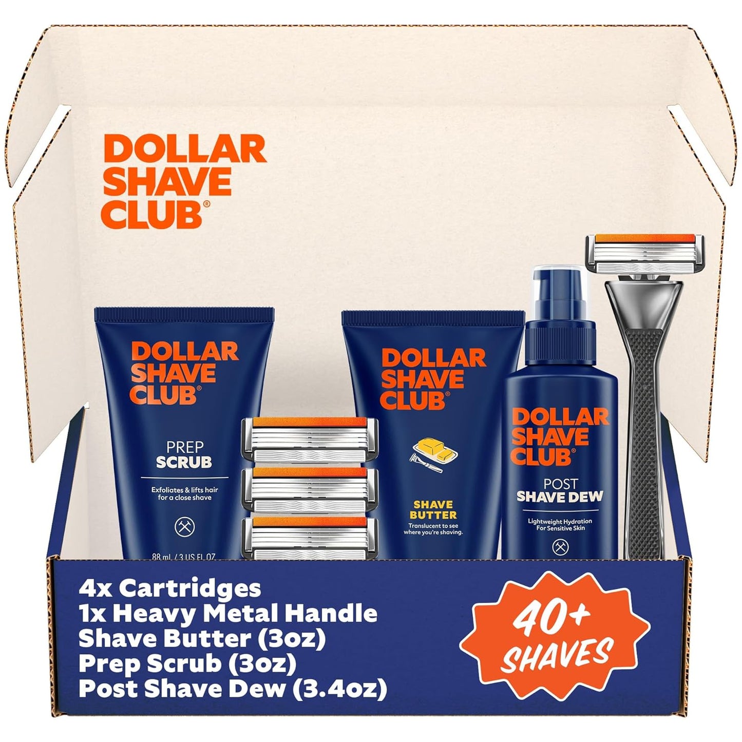 Dollar Shave Club Total Package Gift Set for Ultimate Grooming