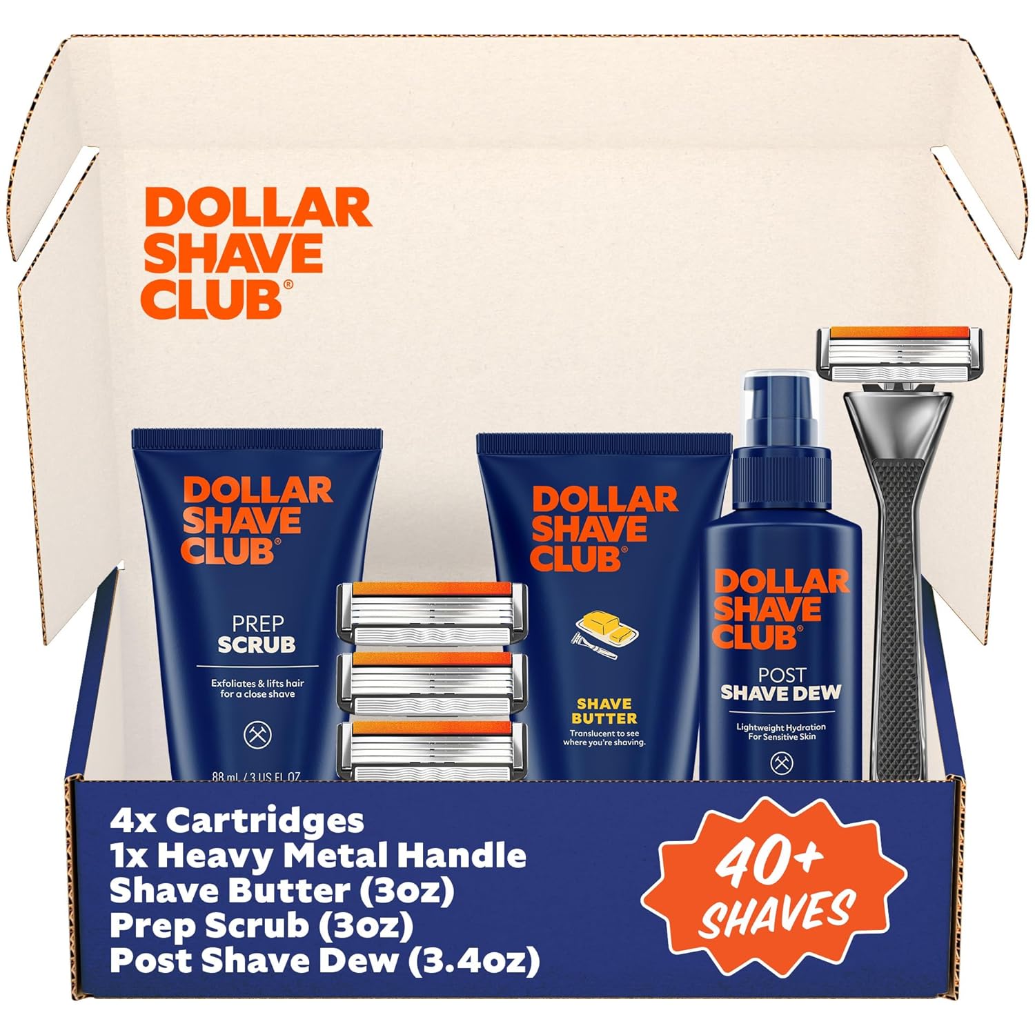 Dollar Shave Club Total Package Gift Set for Ultimate Grooming