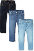 Girls Super Skinny Jeans Victory Blue Wash - Comfortable, Adjustable