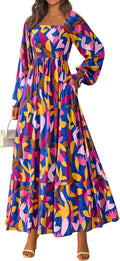 RETTYGARDEN Women Floral Maxi Dresses for Fall 2025 Style