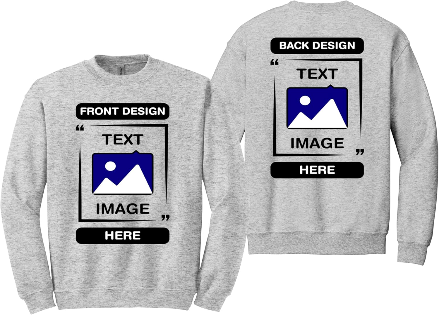 Customize Your Style with Gildan Crewneck
