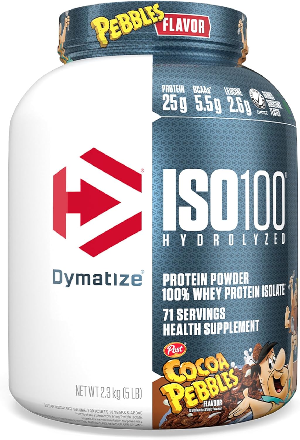 Dymatize ISO100 Whey Protein Powder Isolate for Muscle Growth