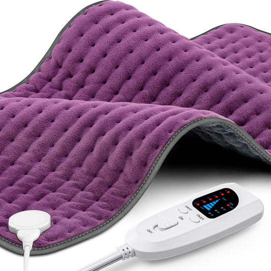 XXXL Heating Pad for Back Pain Relief with 6 Heat Settings