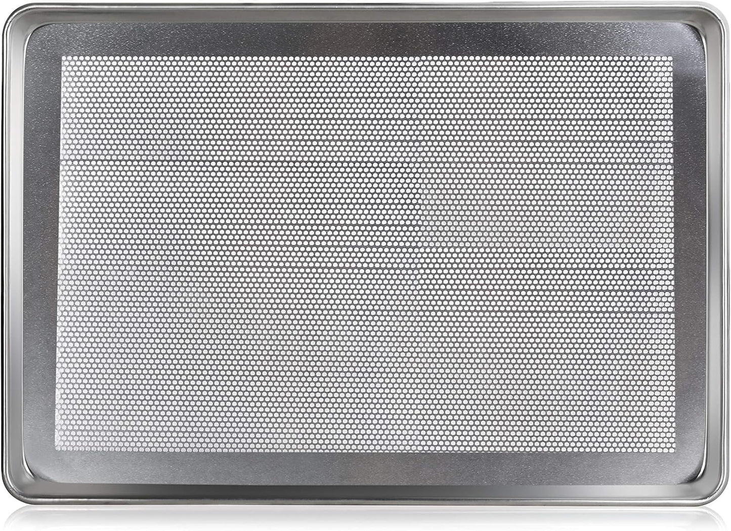 Commercial-Grade 18-Gauge Aluminum Sheet Pan for Heavy Foods