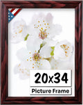 Cherry 20x34 Picture Frame.75 in Wide - Classic Cherry Finish