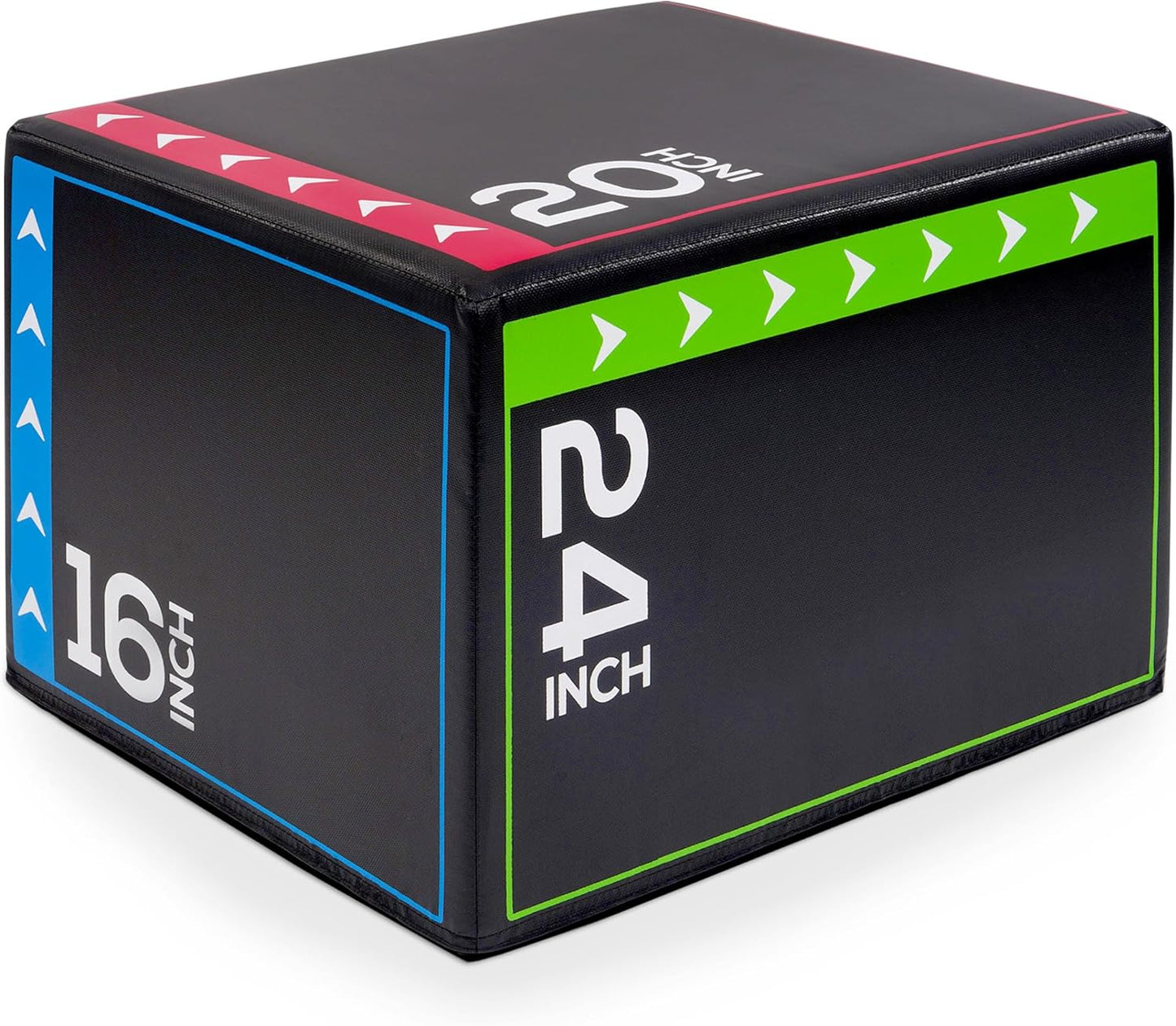 3-in-1 Foam Plyometric Jump Box for Home Gym Training