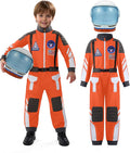 Astronaut Orange Pilot Costume with Helmet - Toddler to Kids Creations