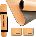 Rayforce Premium Cork Yoga Starter Set - Large 6mm Cork Mat and Kit
