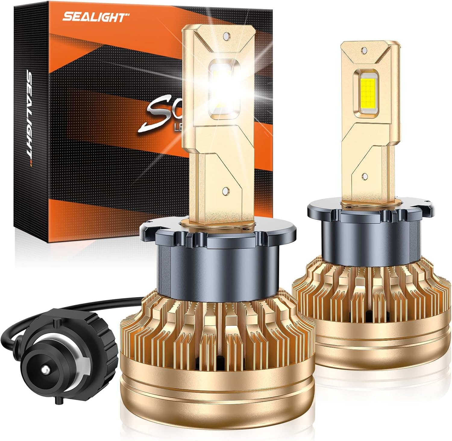 SEALIGHT D4S LED Bulbs: 6000K Cool White for HID Assembly