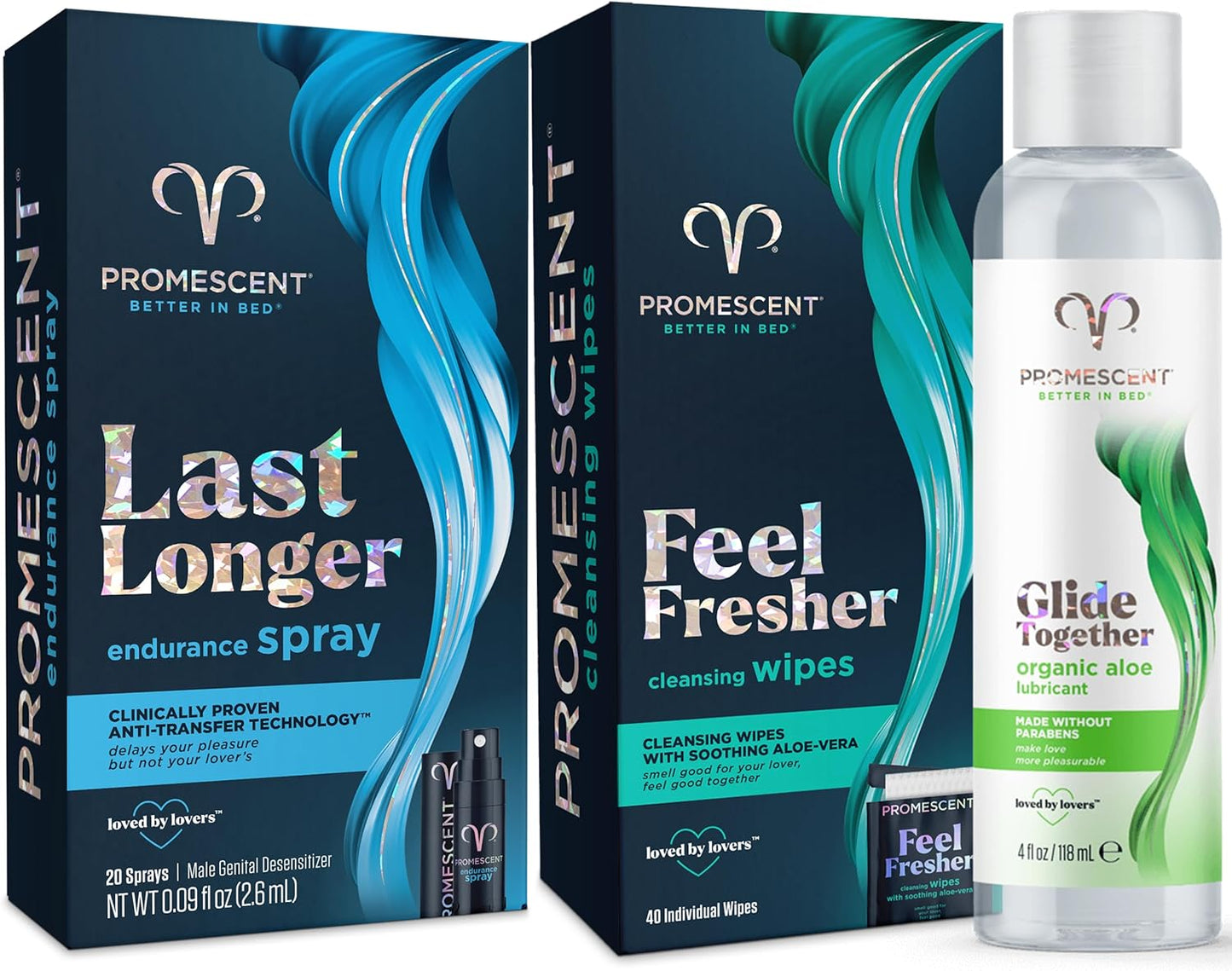 Promescent Delay Spray and Organic Aloe Lube for Intimacy