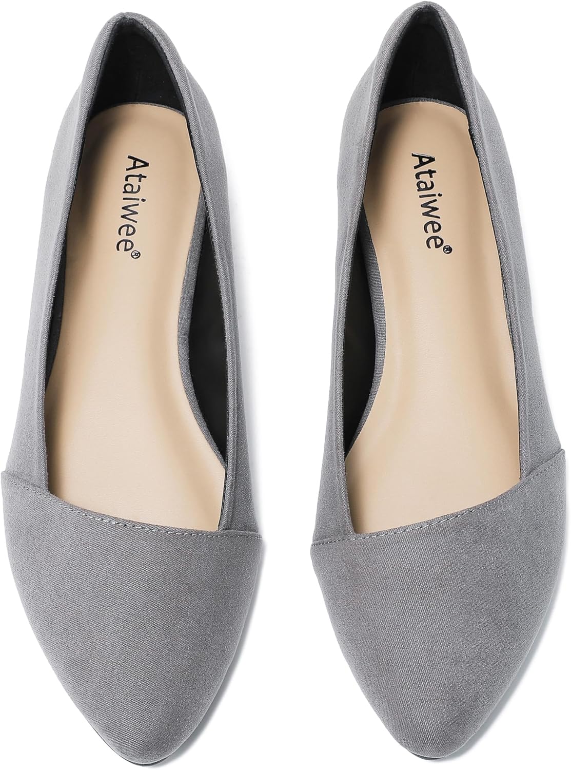 Ataiwee Women's Wide Width Flat Shoes for Comfort and Style