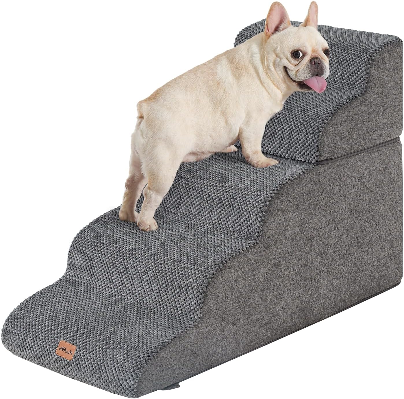 Made4Pets Dog Stairs Ramp for High Bed - 5-Step Pet Steps