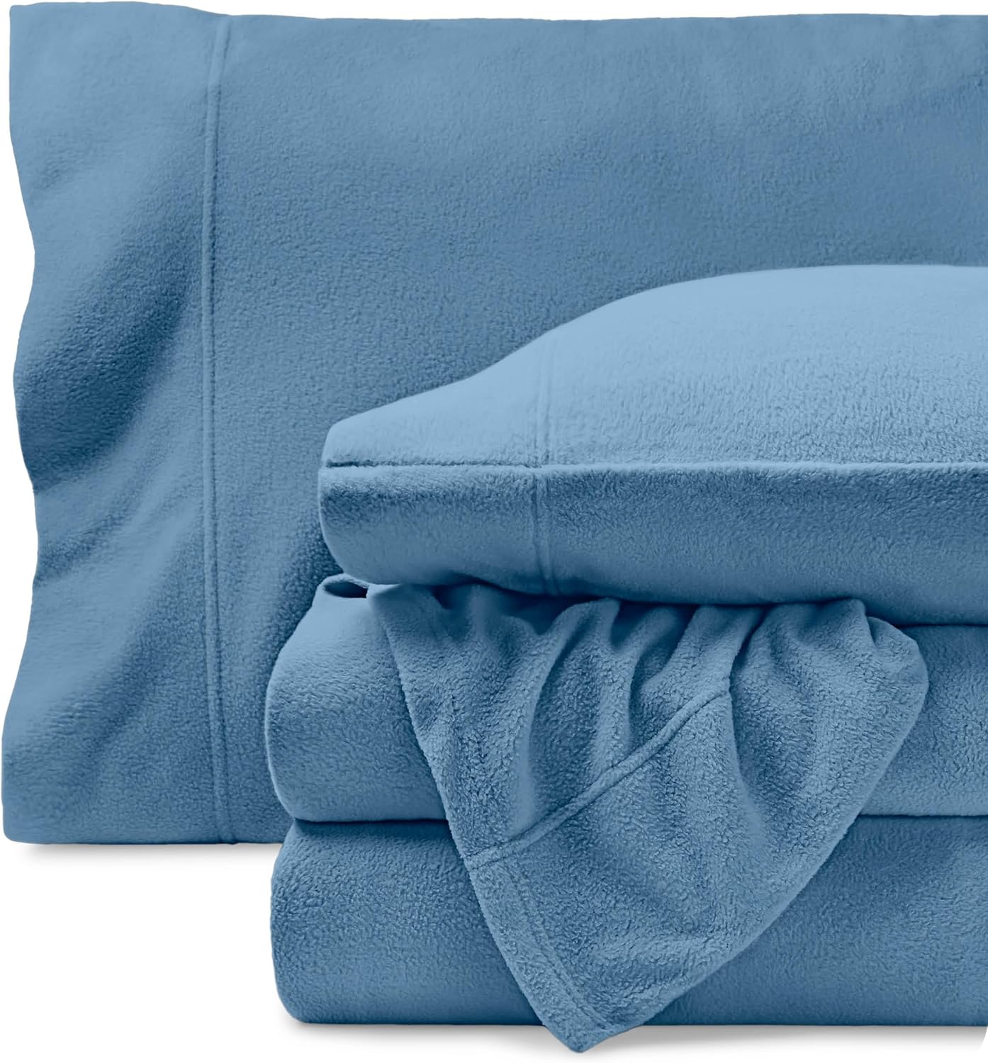 Bare Home Super Soft Fleece Sheet Set for Cozy All Season Comfort
