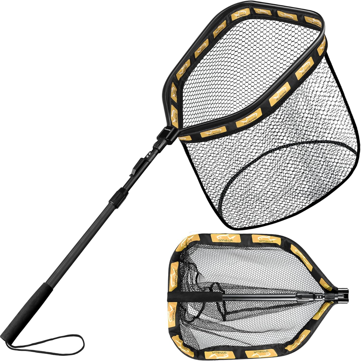 PLUSINNO Floating Fishing Net for Easy Catch & Release Fishing