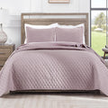 Lilac Ash Reversible Quilt Full Queen 90x96 - Lightweight All-Season