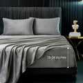 HYPREST Flannel Sheets Queen Extra Deep Pocket Sheet Set - Warm Plush