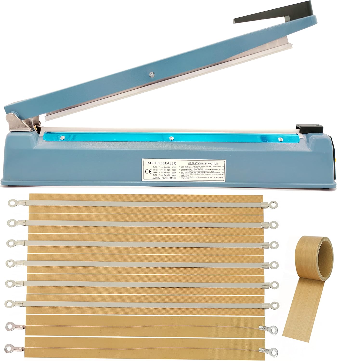 Impulse Heat Sealer 16 Inch for Mylar and Plastic Bags