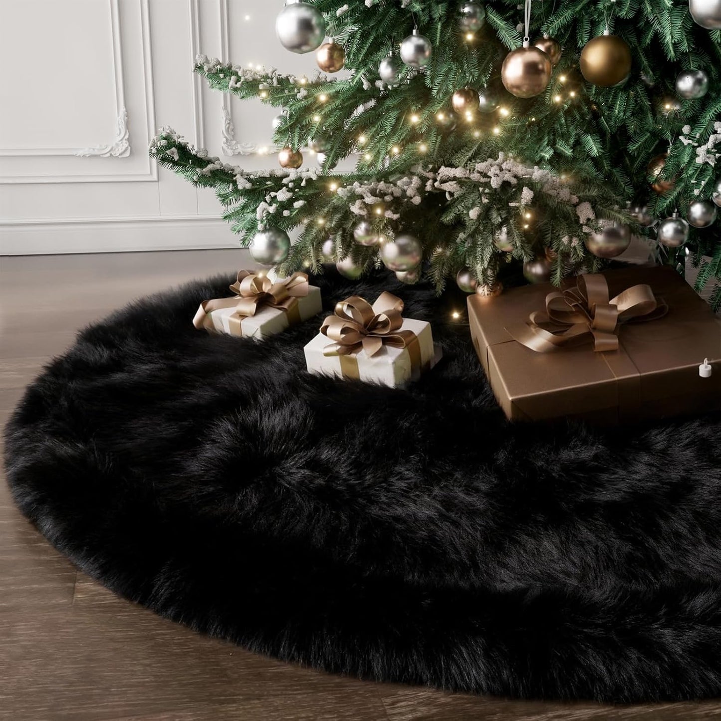 Luxury 36inch Christmas Tree Skirt for Holiday Decor