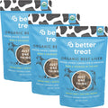 Organic Freeze Dried Beef Liver Treats for Dogs and Cats