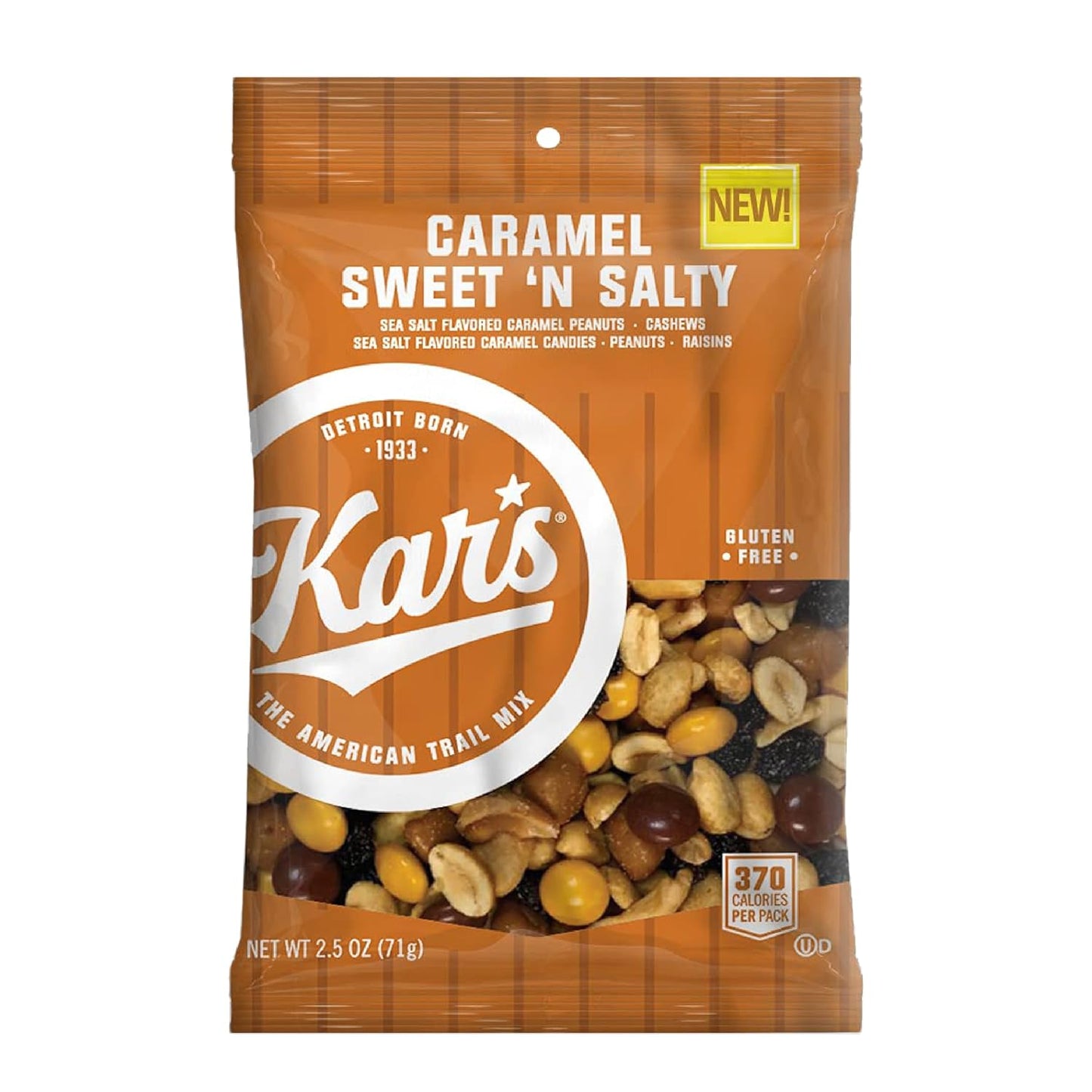 Kar's Nuts Caramel Sweet 'N Salty Trail Mix - Perfect Snack Pack