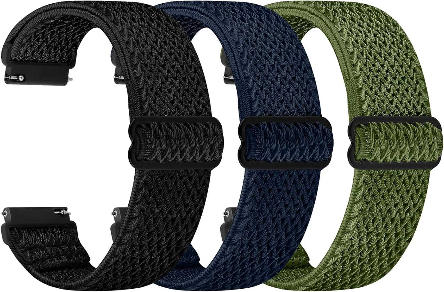 Solo Loop Elastic Watch Band - Quick Release - Fits 18mm-24mm