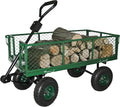 Backyard Expressions Heavy Duty 600 Lbs Mesh Garden Cart - Durable