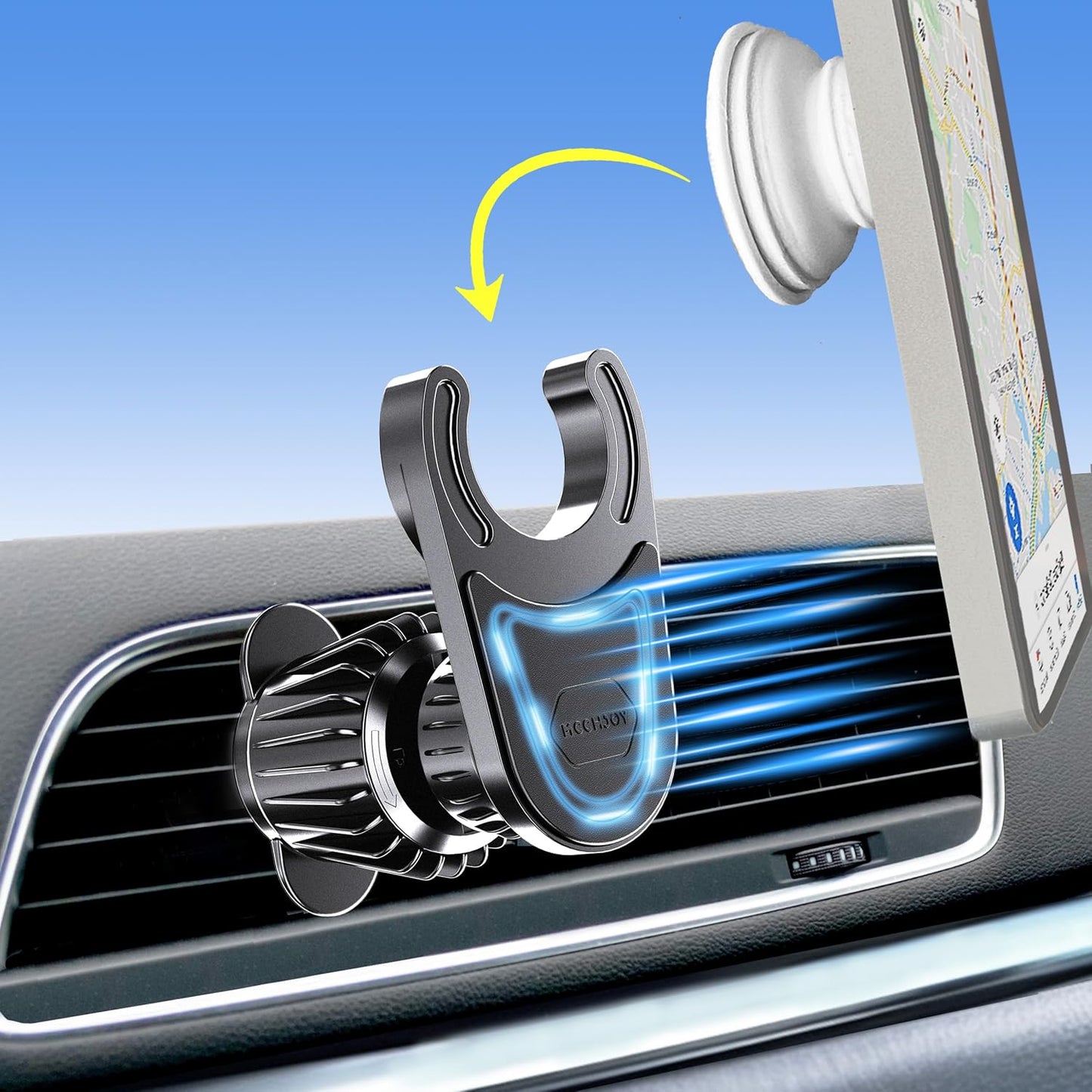 PopSocket Compatible Car Mount - 360 Rotation