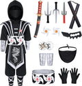 Kids Ninja Costume Suit for Boys & Girls - Complete Dress Up Set