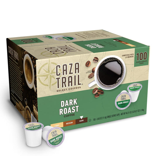 Caza Trail Coffee Pods Dark Roast Single Serve for Coffee Lovers