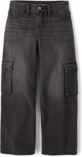 Girls Baggy Jeans - Comfortable Mid Rise Baggy Fit